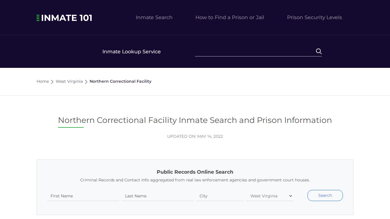 Northern Correctional Facility Inmate Search, Visitation ...